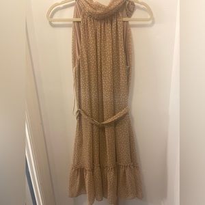 Tan color dress
